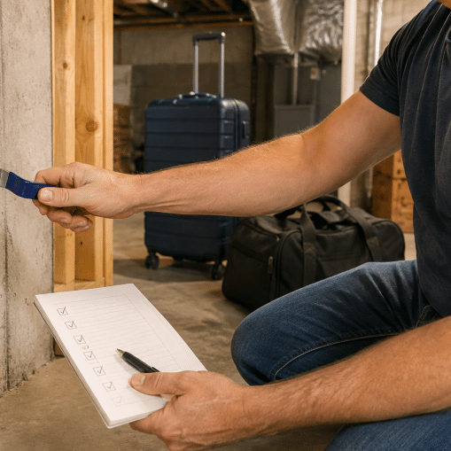 Basement Valve Inspection with Checklist