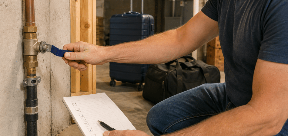 Basement Valve Inspection with Checklist