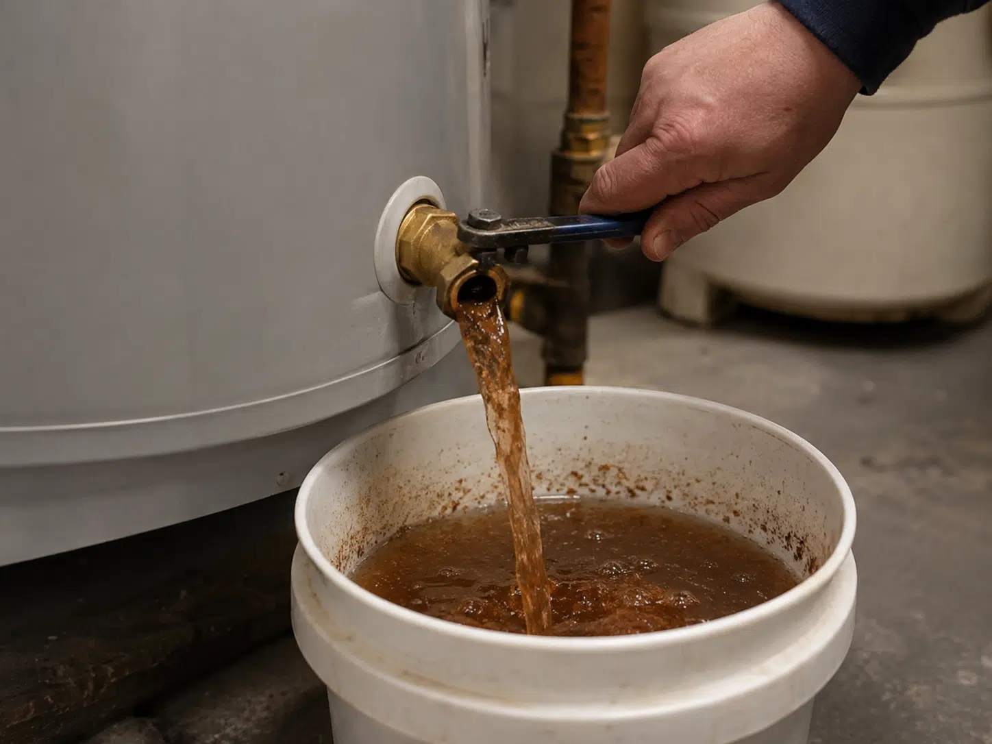Flushing Sediment from a Water Heater