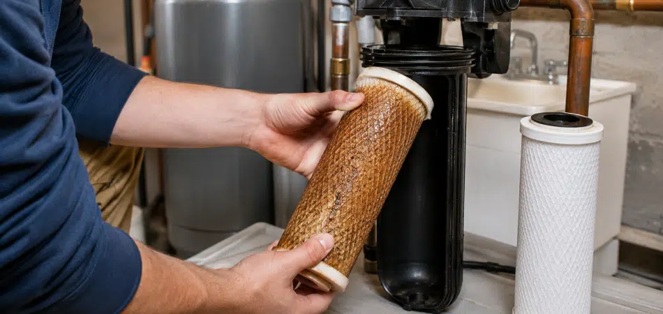 Replacing a Dirty Water Filter