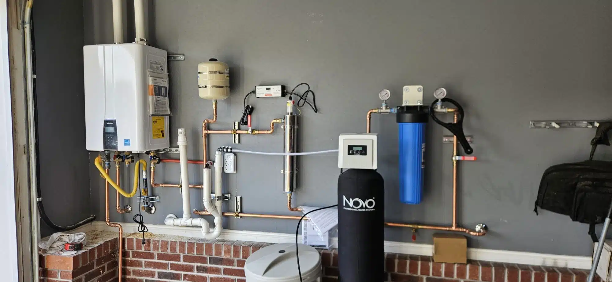 Tankless Heater and Filtration Install 2