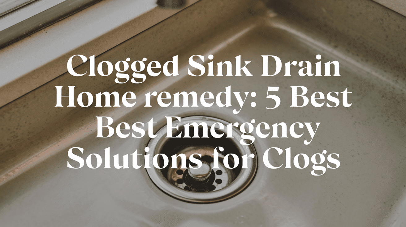 Best Emergency Drain Repair Solutions