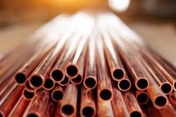 copper pipes