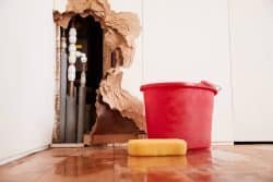 leaky pipes around the house
