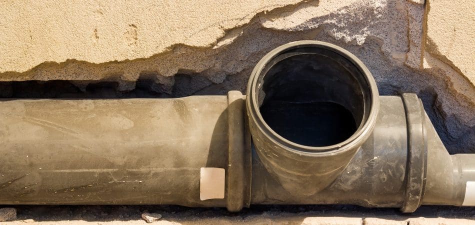 sewer line damaged pipes