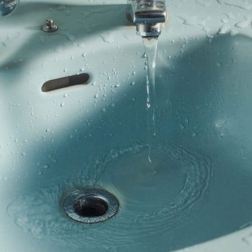 sink with slow drain