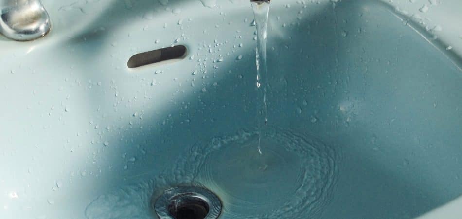 sink with slow drain
