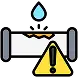 Pipe leak icon
