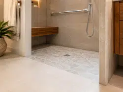 walk-in shower