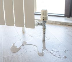 water leaking from heater radiator